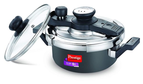 Buy Prestige Svachh Clip-on Mini Hard Anodized Pressure Cooker on EMI