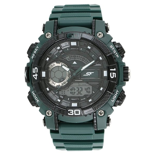 Buy Sonata Fibre (SF) AnalogDigital Black Dial Men's Watch NM77070PP06 / NL77070PP06 on EMI