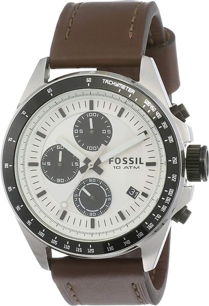 Buy Fossil Chronograph White Dial Men's Watch - CH2882 on EMI