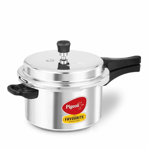 Buy Pigeon By Stovekraft Favourite Induction Base Aluminium Pressure Cooker with Outer Lid on EMI