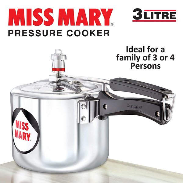 Buy Hawkins - Miss Mary Aluminium Pressure Cooker (3 L, HAWJ31) on EMI
