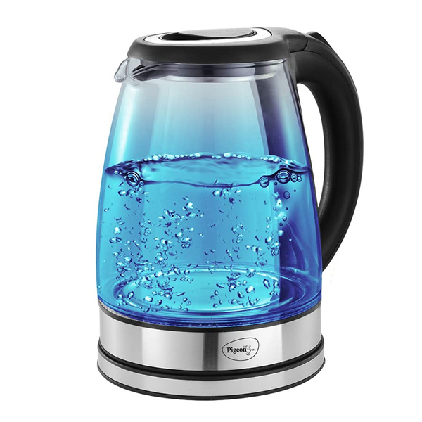 Buy Pigeon by Stovekraft Crystal Glass Electric Kettle 1.8 Litre on EMI