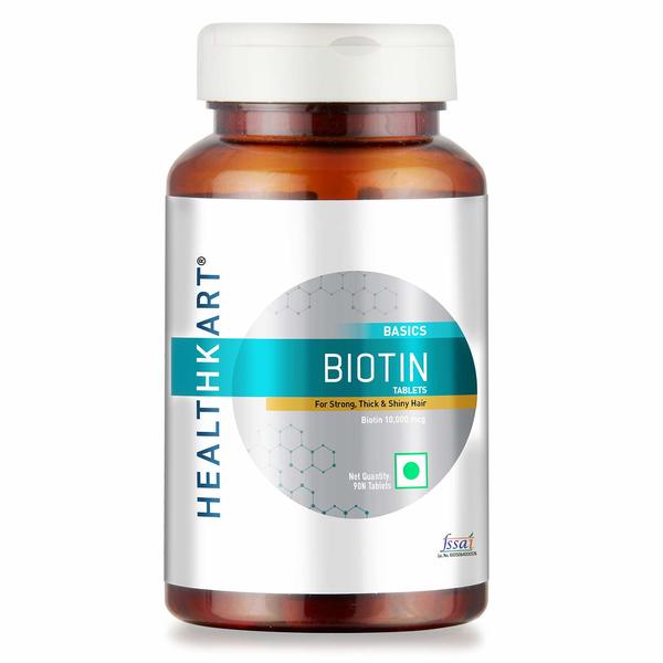 Buy HealthKart Biotin Maximum Strength for Hair Skin & Nails  on EMI