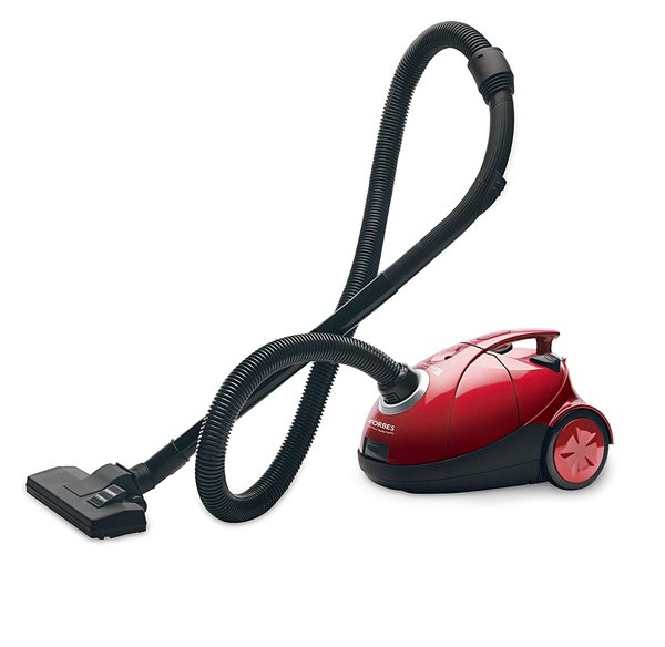 Buy Eureka Forbes Quick Clean DX 1200-Watt Vacuum Cleaner for Home with Free Reusable dust Bag (Red) on EMI