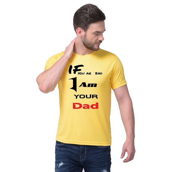 Buy DAD printed casual tshirt on EMI