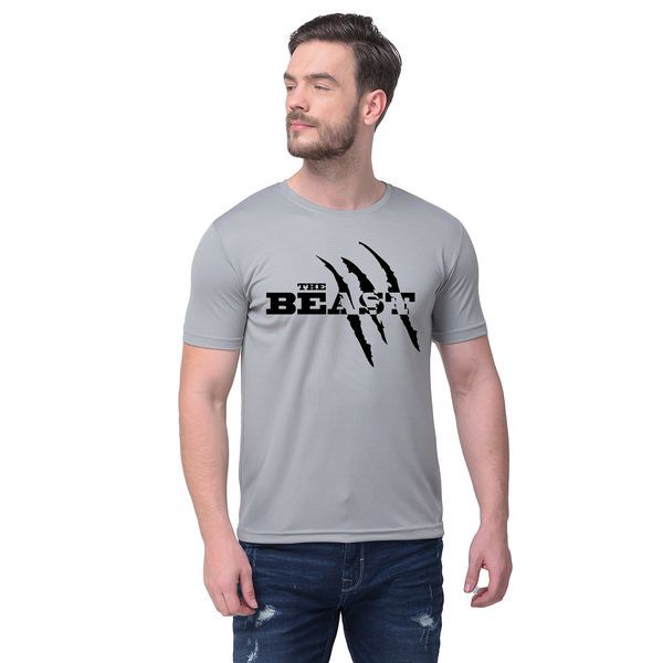 Buy NEW BEAST printed casual tshirt on EMI