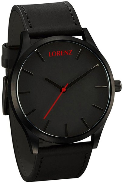 Buy Lorenz MK-1048A Jet Black Analog Watch for Men on EMI