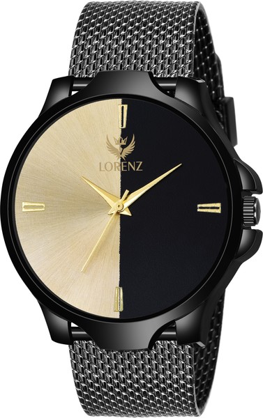 Buy Lorenz Black Dial Mens Watch | Watch for Boys- MK-2096W on EMI