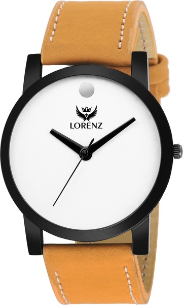 Buy Lorenz Slim Edition White Dial Men's Analog Watch- MK-1097A on EMI