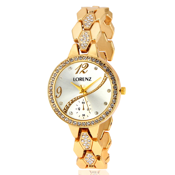Buy LORENZ Analogue Gold Dial Women's Wrist Watch on EMI