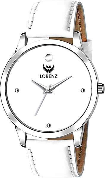 Buy Lorenz Ultra Slim Ceramic White Analog Watch For Men- MK-3025K on EMI