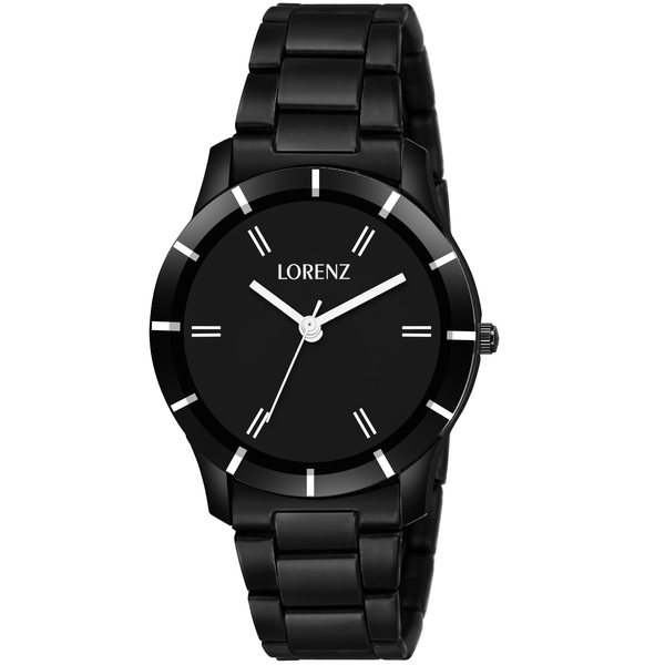 Buy Lorenz Black Dial Watch for Women AS-66A on EMI