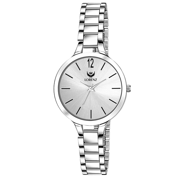 Buy Lorenz Steel Chain & Silver Dial Analog Watch for Women | Watch for Girls- AS-71A on EMI