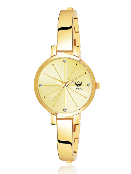 Buy Lorenz Gold Plated Bracelet Wrist Watch for Women & Girls | AS-92A on EMI