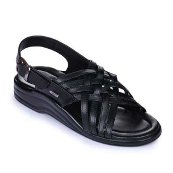 Buy Liberty Coolers Black Formal Sandal for Mens 7123-84 on EMI