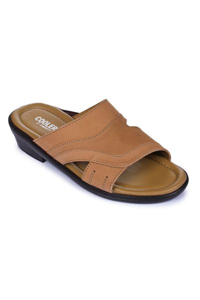 Buy Liberty Coolers Brown Formal Slippers for Mens 7153-40 on EMI