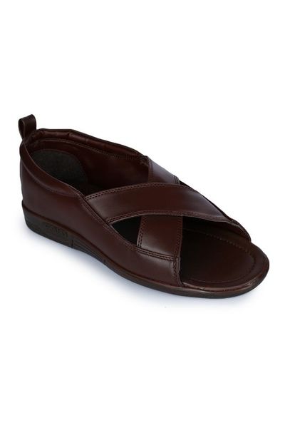 Buy Liberty Coolers Brown Formal Sandal for Mens 7194-118 on EMI