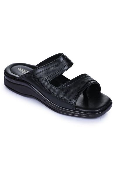 Buy Liberty Coolers Black Formal Slippers for Mens 2050-01 on EMI