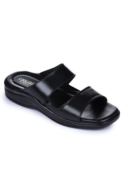 Buy Liberty Coolers Black Formal Slippers for Mens 2050-02 on EMI