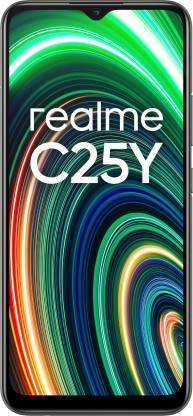 Buy Realme C25Y (4 GB, 128 GB, Glacier Blue, 5000 mAh) on EMI