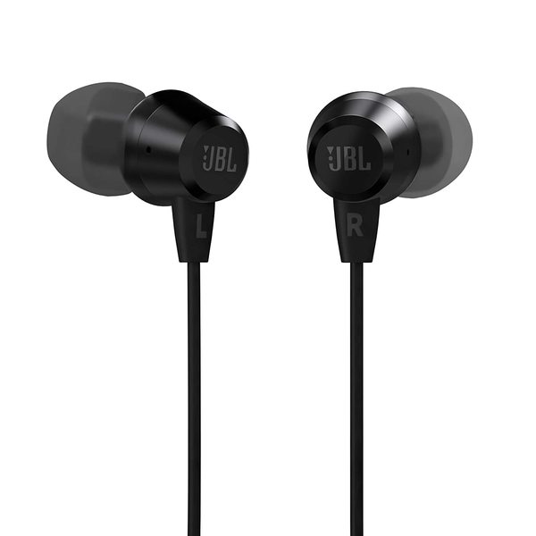 Buy JBL C50HI In-Ear Wired Headphones with Microphone (Black) on EMI