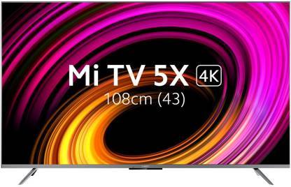 Buy Mi 5X 108 cm (43 inch) Ultra HD (4K) LED Smart Android TV with Dolby Atmos and Dolby Vision on EMI