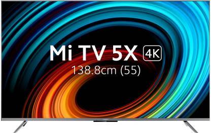 Buy Mi 5X 138.8 cm (55 inch) Ultra HD (4K) LED Smart Android TV with Dolby Atmos and Dolby Vision on EMI
