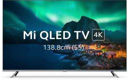 Buy Mi Q1 138.8 cm (55 inch) QLED Ultra HD (4K) Smart Android TV on EMI