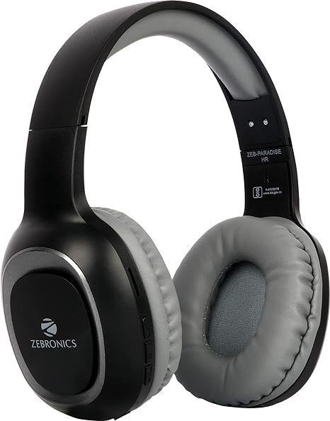 Buy ZEBRONICS Zeb-Paradise Bluetooth Headphone Headset with MIC (Black) on EMI