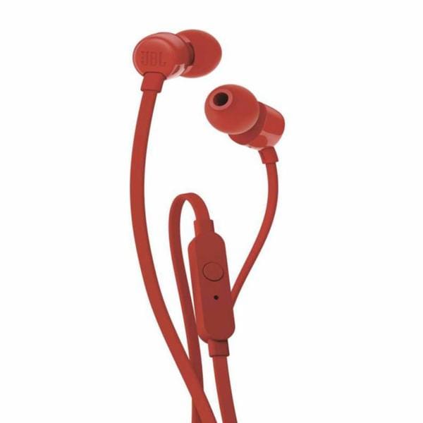 Buy JBL T110 in-Ear Headphones with Mic Red on EMI