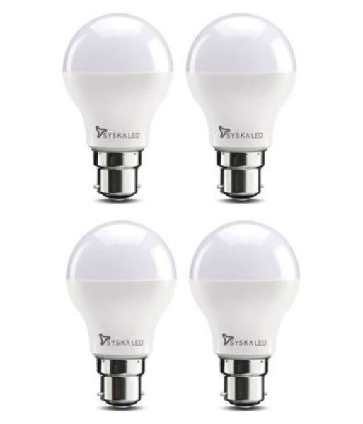 Buy Syska 15W LED Bulbs Cool Day Light - Pack of 4 on EMI