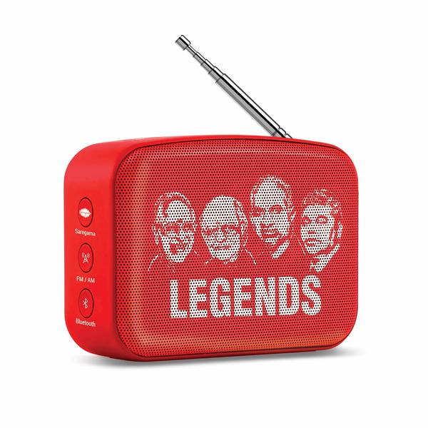 Buy Saregama Carvaan Mini Tamil Bluetooth Speaker (Sunset Red) on EMI