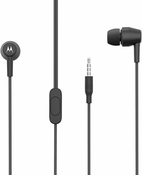 Buy Motorola Pace 200 Wired in Ear Headphone with Mic (Black) on EMI