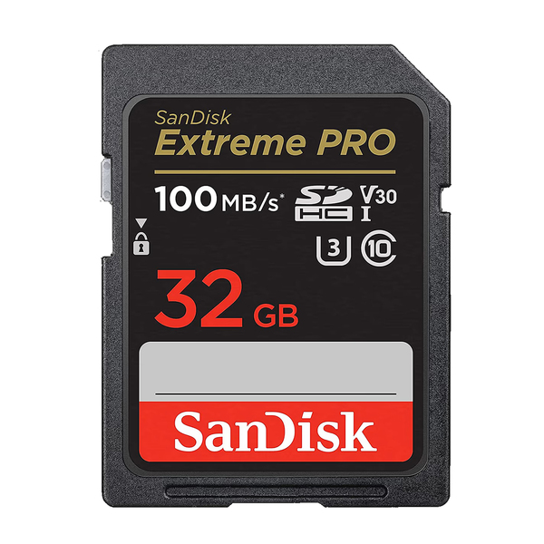 Buy SanDisk Extreme Pro SDHC, SDXXG 32GB, U3, C10, V30, UHS-I,4K, 95MB/s R, 90MB/s W on EMI