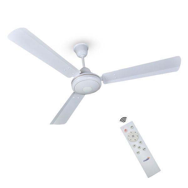 Buy ALQO 1200MM(48 INCH) PREMIUM QUALITY  SUPER ENERGY EFFICIENT 30 WATT SMART BLDC CEILING FAN WITH REMOTE AND NIGHT LAMP (White) (Pack of 2 Fans) on EMI