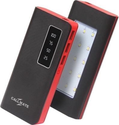 Buy Callmate 10000 mAh Power Bank (15 W, Fast Charging)(Red, Lithium-ion) on EMI