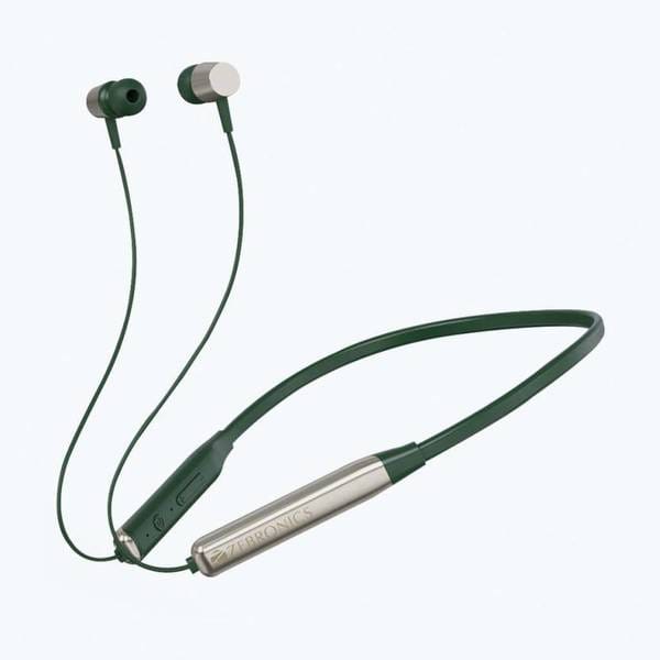 Buy Zebronics Lark Bluetooth Neckband (Green) on EMI