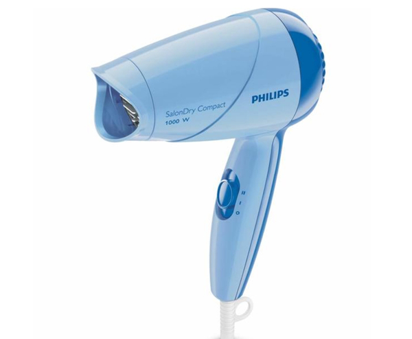 Buy Philips HP8100/60 Compact Hair Dryer| 2 Flexible heat setting| Thermo Protect prevents Overhearting | 1000 Watts- Blue on EMI