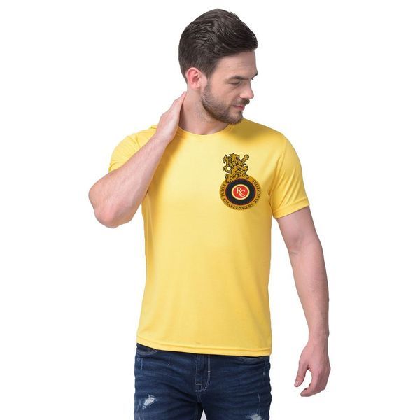 Buy Naira RCB Yellow Men's Tshirt on EMI