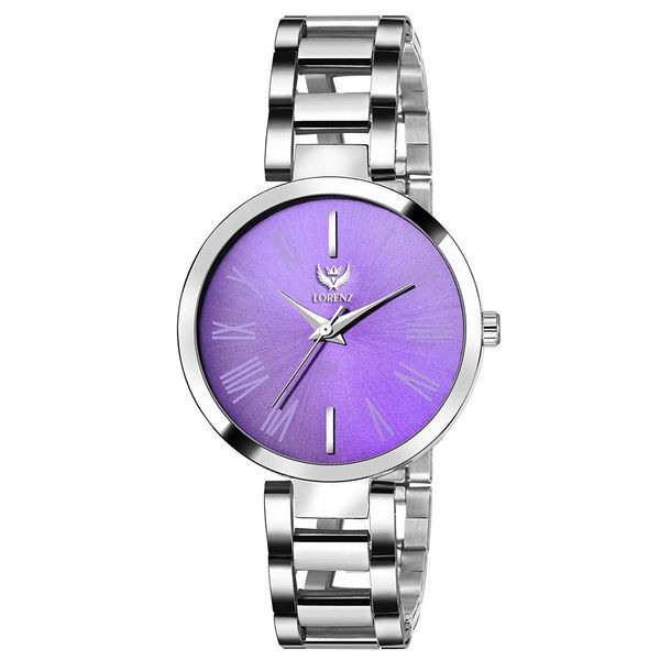 Buy LORENZ Analogue Purple Dial Watch for Women | Watch for Girls - AS-44A on EMI