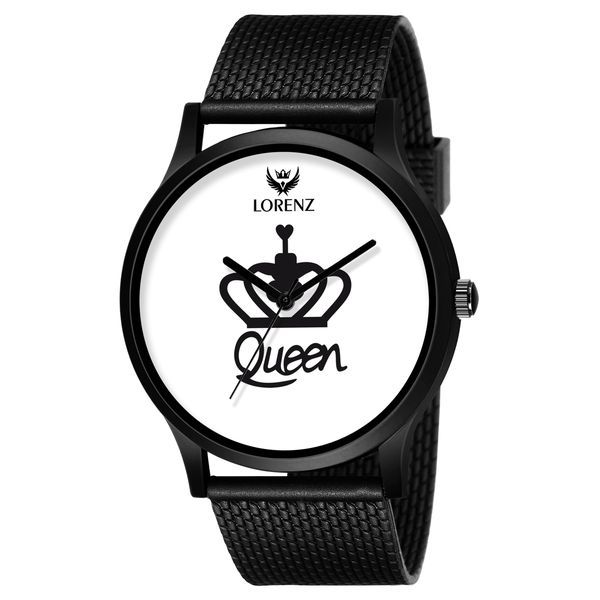 Buy Lorenz"Queen" Black Analog Watch for Women | Watch for Girls | Unisex Watch on EMI
