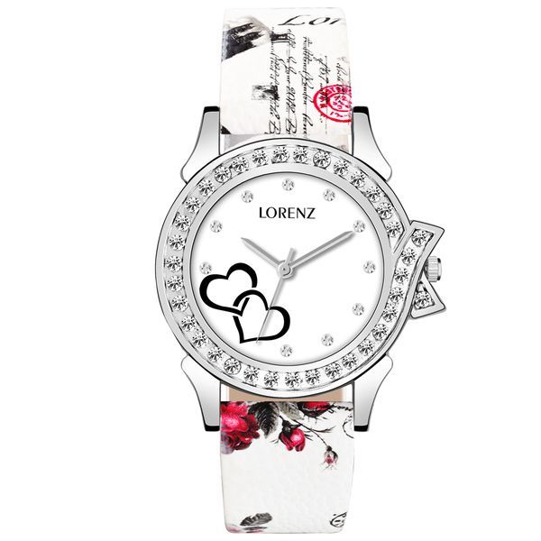 Buy Lorenz AS-55A Modish Look Heart Dial Watch for Women|Watch for Girls on EMI