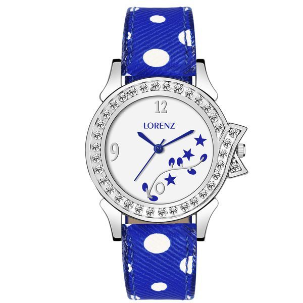 Buy Lorenz AS-56A Blue Stars Stunning Look Watch for Women|Watch for Girls on EMI