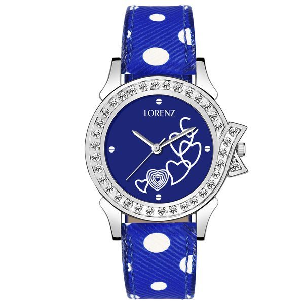 Buy Lorenz AS-57A Blue Blossoms Dial Watch for Women|Watch for Girls on EMI