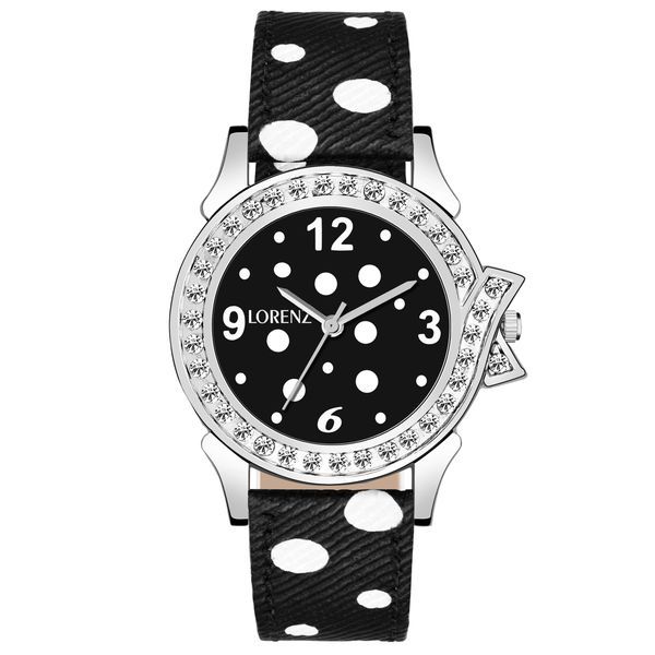 Buy Lorenz AS-58A New Dot Trend Black Watch for Women|Watch for Girls on EMI