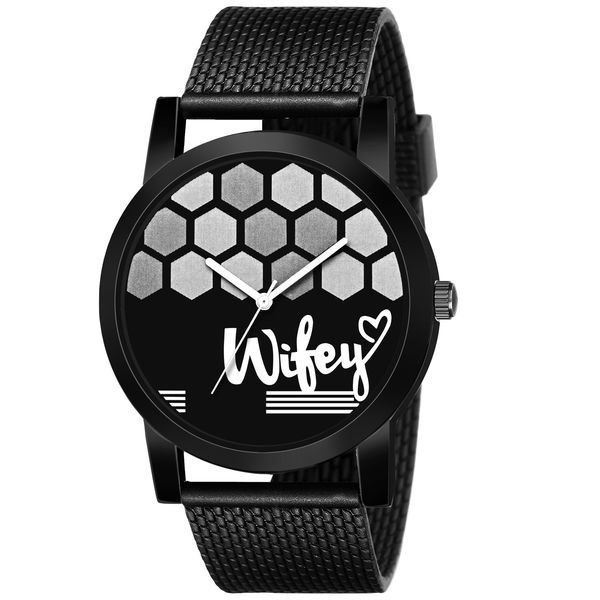 Buy Lorenz"Wifey" Black Analog Watch for Women | Watch for Girls | Unisex Watch on EMI