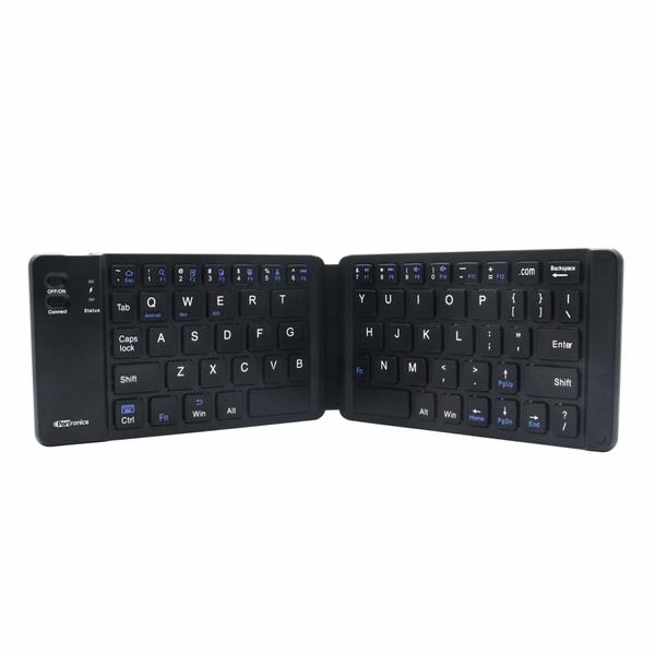 Buy Portronics Chicklet:Wireless Rechargeable Foldable Keyboard ,Black (POR 973) on EMI