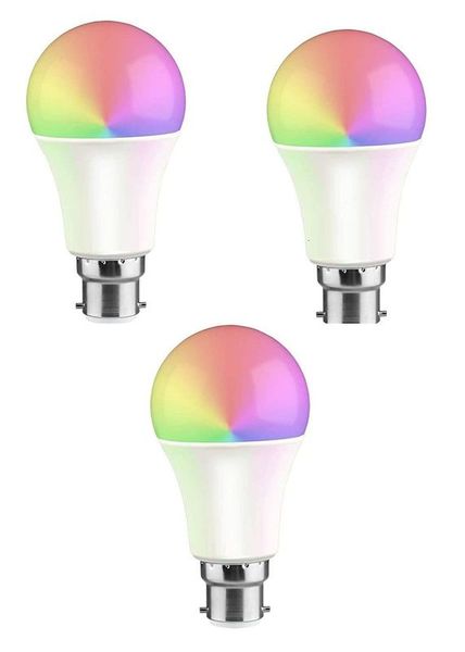 Buy Alqo Decorative multicolor smart Led Bulb 7 Colors in 1 Bulb  - Pack of 3 on EMI