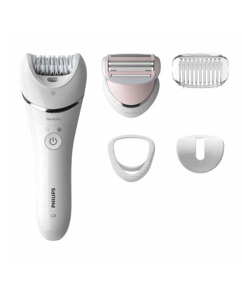 Buy Philips BRE710/00 Cordless Epilator All-Rounder for Face and Body Hair Removal (White) on EMI