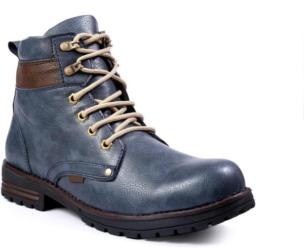 Buy Woakers Casual Blue Boots for Men on EMI